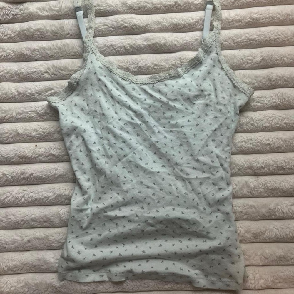 Victoria's Secret Cream Patterned Camisole